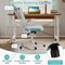 Adjustable Height Computer Desk Chair with S-Shaped Backrest and Lumbar Support for Study or Gaming